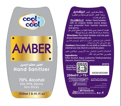 Sanitizer Gel 250 mL (Amber Hand Sanitizer 250ml)
